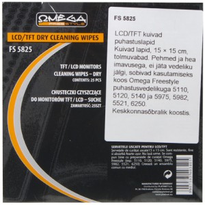 FS5825 Omega freestyle cleaning Tissues soft dry 25pcs