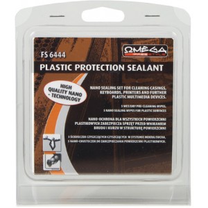 FS6444 Omega freestyle NANO multimedia cleaning kit (5 wet+5dry+5NANO microfiber cloth) Универсальный набор специальных средст для чистки. Образовывает тонкий защитный антистатический слой. 5 сухих тканевых салфеток, 5 влажных, 5 NANO салфеток