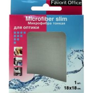 Favorit Office "Microfiber" –  Микрофибра Тонкая 18х18 -  для деликатного ухода за любыми поверхност Микрофибра Классическая 25х25 - для эффективного ухода за любыми поверхностями