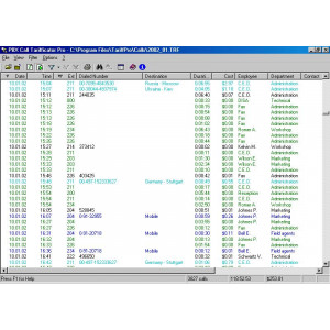 Программа для тарификации трафика PBX CALL Tarifficator (Software)