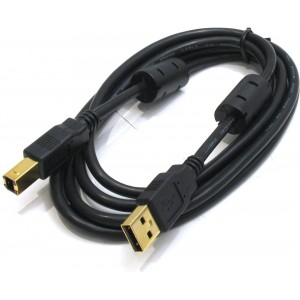 Cable USB, A-plug B-plug, 3.0 m, USB2.0. Retail - Blister