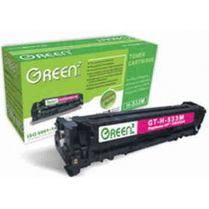 Green2 GT-H-533M-C, HP CC533A Compatible, 2800pages, Magenta: HP Color LaserJet CM2320(fxi)(n)(nf); CP2025(n)(dn)(x)