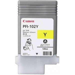 Ink Cartridge Canon PFI-102 Y, yellow, 130ml for iPF500/600/700serias