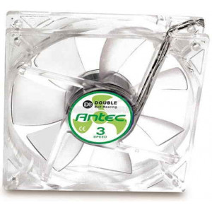 PC Case Fan Antec TriCool 80mm DBB (Double ball-bearing, 3-speed switch; 3-pin and 4-pin)