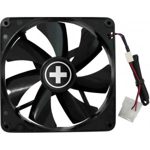 XILENCE XPF140 Fan, 140x140x25mm, 1300rpm, <23dBa, 69.8CFM, hydro bearing, Big 4Pin and 3Pin Molex, Black