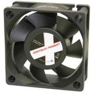 XILENCE XPF60S.W Fan, 60x60x12mm, 2100rpm, <22dBa, 29.8CFM, 3 pin, sleeve bearing 60mm Case Fan