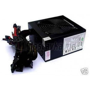 PSU EZCool ATX-PS-07 600W, Active PFC, Full Safety,  v2.91, 4x+12V, 14cm Crystal Blue Fan + Silver Fan Grill, 20+4PIN, 2SATA, P8, 2PCI-E, RoHS