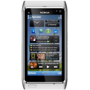 Телефон Nokia N8-00 Silver White