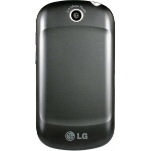 Телефон LG P350 Titanium Black