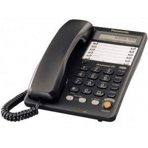 Телефон Panasonic KX-TS2365UAB, Black, LCD, Sp-Phone