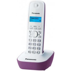 Телефон Panasonic DECT KX-TG1611UAF, Purple, AOH, Caller ID