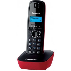 Телефон Panasonic DECT KX-TG1611UAR, Red, AOH, Caller ID