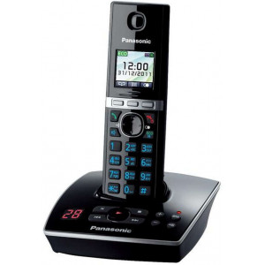 Телефон Panasonic DECT KX-TG8061UAB, Black, AOH,Caller ID, Sp-phone,TAM,Color LCD АОН, Caller ID (журнал на 50 вызовов), цветной TFT дисплей,  функция резервного питания, цифровой автоответчик (до 18 мин), спикерфон на трубке, голосовой АОН, телефонн