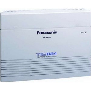 Analog PBX Panasonic KX-TEM824UAP Аналоговая гибридная АТС Начальная емкость системы: 6 внешних и 16 внутренних линий  Предельная емкость системы: 8 внешних и 24 внутр. линий,  в комплекте сист. телефоны KX-T7730UA - 2 шт, KX-T7735UA - 1шт