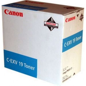 Toner Canon C-EXV19 Cyan, (667g/appr. 16000 pages 10%) for Canon imagePRESS C1/C1+