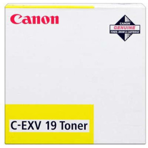 Toner Canon C-EXV19 Yellow, (667g/appr. 16000 pages 10%) for Canon imagePRESS C1/C1+