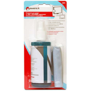 Datex Screen Set for dry and wet cleaning (double-sided cleaning brush+ 30ml+ 5 washing napkins)