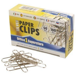 Скрепки O1S округлые 50мм/100