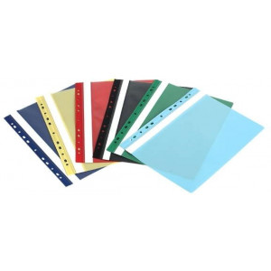 Скоросшиватель пластиковый PPLAST A4 PP зеленый