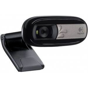 Logitech C170 Webcam, Microphone, 640x480, 5 Mpix images,  USB 2.0