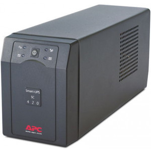 APC Smart-UPS SC 420VA 230V, Line-Interactive, user repl. batt., SmartBoost, SmartTrim, data line protection