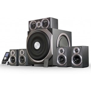 Edifier S550  Black, 5.1/120W+ 5x32W RMS, 2RC, sub.wooden, (sub.10" + satl.(2x4"+1"))