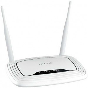 TP-Link TL-WR842ND, Wireless Router 4-port 10/100Mbit, 300Mbps, USB, 2xDetachable Antena