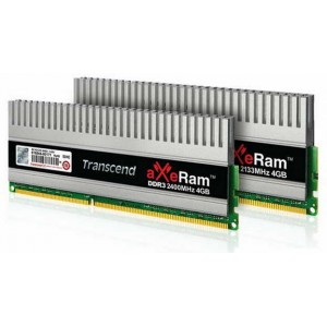 Transcend AxeRam 4GB DDR3-2133 PC17000, 10-11-10-27, 1.65v, with High-efficiency heatsinks