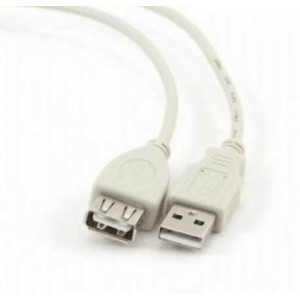 Cable USB, USB AM/AF, 0.75 m, USB2.0, CC-USB2-AMAF-75CM/300