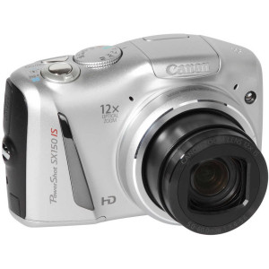 DC Canon PS SX150IS Silv, 14.1MPix, 1/2.3"CCD, 12x, 28-336, f/3.4-5.6, ViewS 3", DIGIC4, 2xAA