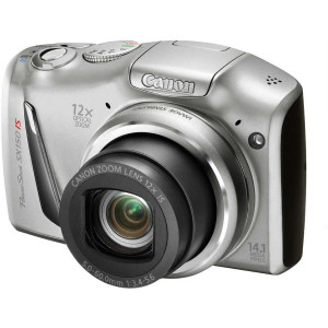 DC Canon PS SX150IS Silv, 14.1MPix, 1/2.3"CCD, 12x, 28-336, f/3.4-5.6, ViewS 3", DIGIC4, 2xAA