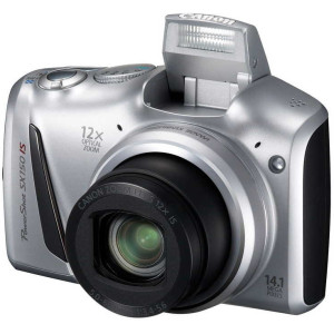 DC Canon PS SX150IS Silv, 14.1MPix, 1/2.3"CCD, 12x, 28-336, f/3.4-5.6, ViewS 3", DIGIC4, 2xAA
