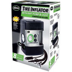 Компрессор автомобильный 12 в.с дополнительным насосом SLIME COMP 05