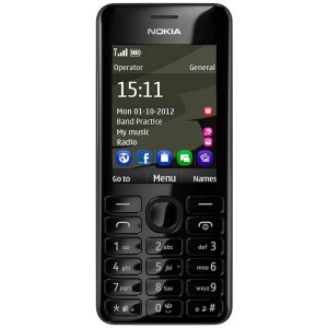 Телефон Nokia 206 DUAL SIM black