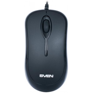 Mouse SVEN  RX-165, Black, Optical 800dpi, USB