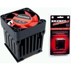 Chipset Cooler XILENCE XPNB.F, with Fan, 4500rpm, 17dBa, 5.28CFM, 3pin,applicable with all major chipsets, Black/Red