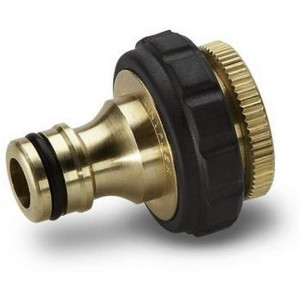 Латун. штуцер для присоед. к крану G 3/4'' с переход. G 1/2''