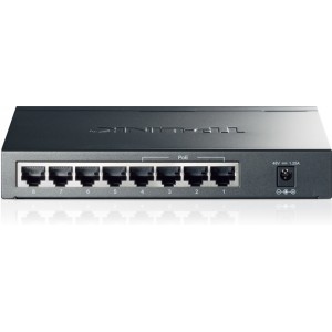 .8-port 10/100/1000Mbps  POE Switch TP-LINK "TL-SG1008P", steel case