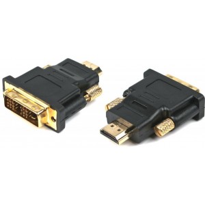 Gembird A-HDMI-DVI-1 HDMI to DVI male-male adapter with gold-plated connectors, bulk