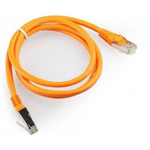 FTP Patch Cord    1 m, Orange, PP22-1M/O, Cat.5E, molded strain relief 50u" plugs