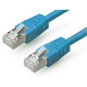 FTP Patch Cord    2m, Blue, PP22-2M/B, Cat.5E, molded strain relief 50u" plugs