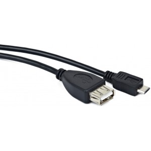 Cable  USB  OTG,  Micro B - AF,  0.15 m, Cable-Expert, A-OTG-AFBM-001