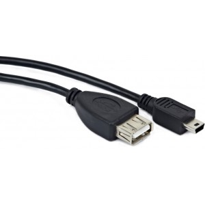 Cable  USB  OTG,  Mini B - AF,  0.15 m, Cable-Expert, A-OTG-AFBM-002