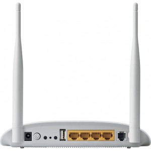 All-in-One Device TP-LINK "TD-W8968", 300Mbps, NAT Router, Switch and Wireless N Access Point + USB