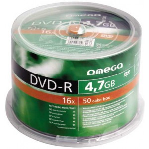 Omega, DVD-R 50*Spindle 4.7GB 16x
