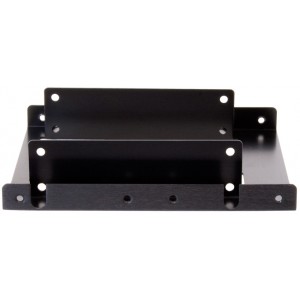 3.5" Cage Chieftec SDC-025, For 2x2.5" SSD/HDD devices, Alum.