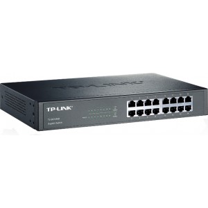 16-port Gigabit Desktop/Rackmount Switch TP-LINK "TL-SG1016D", metal case