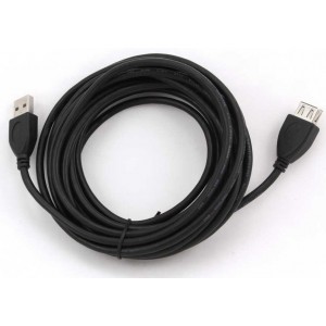 Cable USB, USB AM/AF, 5.0 m, USB2.0  Premium quality with ferrite core, CCF-USB2-AMAF-15