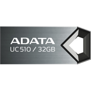 32 Gb USB2.0 Flash Drive ADATA DashDrive UC510, blue  (Read-18MB/s, Write-5MB/s), Featherlight Durability