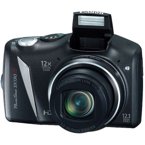 DC Canon PS SX170IS Black, 16MPix, 1/2.3"CCD, 16x, 28-448, f/3.5-5.9, ViewS 3", DIGIC4, LiIon